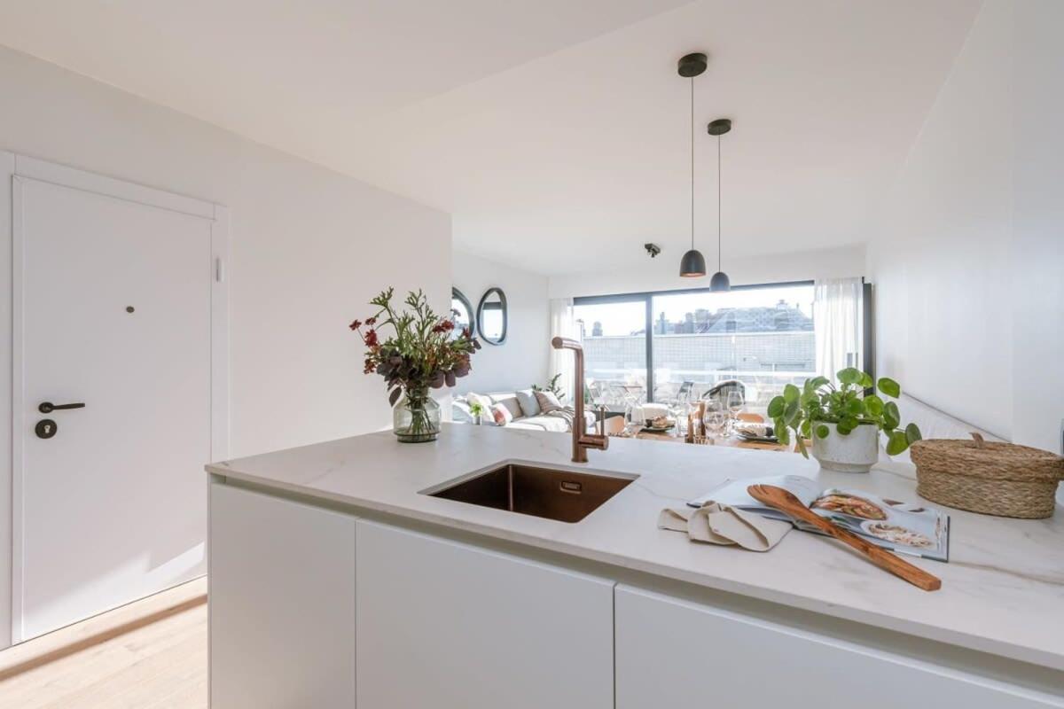 Stunning And Modern Apartment With Sunny Balcony Knokke-Heist Exteriér fotografie
